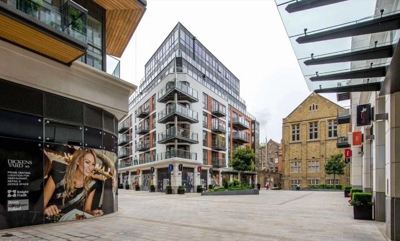 A modern development near Ealing Broadway